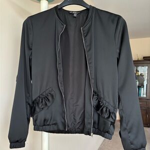 Zara Black Women's Bomber Jacket